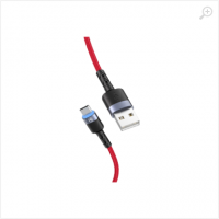 Cable USB - Type-C, cu LED, 3A, 1.2m, Tellur Red TLL155334 Cable USB - Type-C, cu LED, 3A, 1.2m, Tellur Red TLL155334