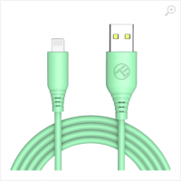 Cable USB - Lightning, 3A, 1m, Tellur green TLL155398 Cable USB - Lightning, 3A, 1m, Tellur green TLL155398