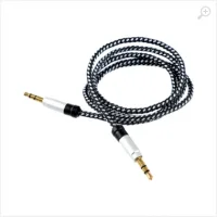 Cable jack 3.5mm, 1m, Tellur Silver TLL311011