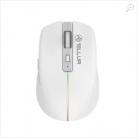 Mouse wireless Tellur, Silent Click, RGB light band, Alb Mouse wireless Tellur, Silent Click, RGB light band, Alb