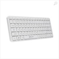 Mini Wireless Keyboard Tellur, 10 meters wireless range, White, US Layout Mini Wireless Keyboard Tellur, 10 meters wireless range, White, US Layout