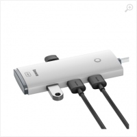 HUB USB Baseus Lite USB Type-C to 4xUSB 3.0, 2m, White WKQX030502 HUB USB Baseus Lite USB Type-C to 4xUSB 3.0, 2m, White WKQX030502