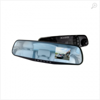Car Video Recorder EXTREME IMAGER XDR106, with Rear Camera, Wide mirror, Resolution of recorded movies: Front camera: 1080p, 720p, Rear camera: 720p , view angle 140°, LCD  2.4