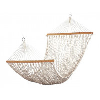 Hamac din fringhii 200X80cm, cu suporturi din lemn Hamac din fringhii 200X80cm, cu suporturi din lemn