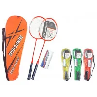 Set palete pentru badminton + 3 fluturasi