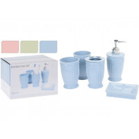 Set pentru baie din plastic Bathroom 5unităti Set pentru baie din plastic Bathroom 5unităti