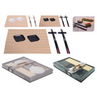 Set Sushi EH 7buc, portelan/bambus Set Sushi EH 7buc, portelan/bambus