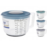 Recipient de masurare pentru mixer 2l, D18cm, 3 culori, plastic Recipient de masurare pentru mixer 2l, D18cm, 3 culori, plastic