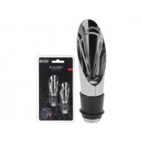 Set dopuri cu dispozitiv pentru turnat vin 2buc, metal Set dopuri cu dispozitiv pentru turnat vin 2buc, metal