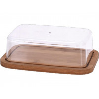 Масленка с крышкой EH 19X12.3X5.3cm, дно бамбук Масленка с крышкой EH 19X12.3X5.3cm, дно бамбук