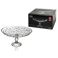 Fructiera din cristal cu piciorus Laurus D33cm Fructiera din cristal cu piciorus Laurus D33cm
