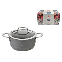 Cratita cu capac Ballarini Salina Gr 24cm, 4.7l, inductia Cratita cu capac Ballarini Salina Gr 24cm, 4.7l, inductia