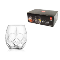 Набор стаканов для виски тип тумблер Alkemist 6шт, 380мл, хрусталь