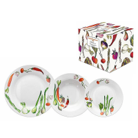 Set de vesela AF Atollo Ortolana 18piese, portelan Set de vesela AF Atollo Ortolana 18piese, portelan