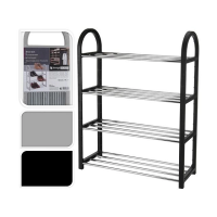 Этажерка для обуви 4 полки Storage 50Х65Х19cm металл/пластик