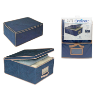 Коробка для хранения Ordinett 48x36x19 см, синяя