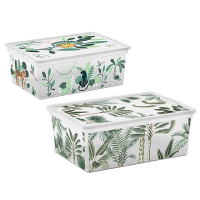 Коробка с крышкой C-box Tropical S 11l, 37X26XH14cm