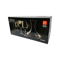 Set decanter 2l si 6 pahare 550ml pentru vin Universum, cristal