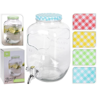 Borcan din sticla cu robinet EH 4l, 26.5cm Borcan din sticla cu robinet EH 4l, 26.5cm