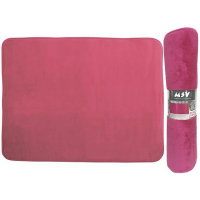 Covoras pentru baie 50X70cm MSV cu memorie roz, microfibra Covoras pentru baie 50X70cm MSV cu memorie roz, microfibra