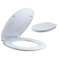 Capac pentru closet Gepard Ohajo alb, fixare inox, duroplast Capac pentru closet Gepard Ohajo alb, fixare inox, duroplast