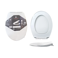 Capac pentru closet Gepard Z3 Slim alb, fixare polipropilen Capac pentru closet Gepard Z3 Slim alb, fixare polipropilen