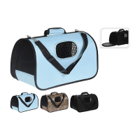 Geanta pentru transportarea animalelor 43X25X25cm, geam-plasa