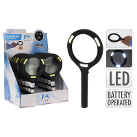Лупа с подсветкой LED FX D11cm, ручка