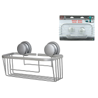 Cos pe ventuze Tendance Aluminium 28X13.5X16cm, gri Cos pe ventuze Tendance Aluminium 28X13.5X16cm, gri