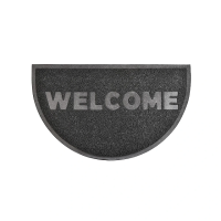 Covoras pentru antreu semicerc 45X75cm Luance Welcome, PVC