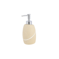 Dozator pentru săpun Tendance Stone Effect 240ml, bej, din polirezină