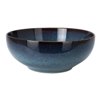 Салатница керамическая 25см Reactiv Glaze, синяя Салатница керамическая 25см Reactiv Glaze, синяя
