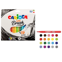 Набор фломастеров 20шт Carioca Brush Набор фломастеров 20шт Carioca Brush