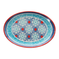 Platou oval Tognana Show Vietrini 48X34cm, melamină Platou oval Tognana Show Vietrini 48X34cm, melamină