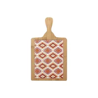 Suport pentru vase fierbinte 23X19cm Tognana Dolce Casa Ethnic, lemn si ceramica Suport pentru vase fierbinte 23X19cm Tognana Dolce Casa Ethnic, lemn si ceramica