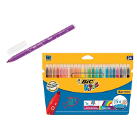 Набор фломастеров моющихся 24шт BIC Kid Couleur Набор фломастеров моющихся 24шт BIC Kid Couleur