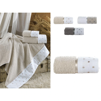 Полотенце банное 70X140 см Ellia Soft Seramik Point, хлопок, 500GSM, 3 цвета Полотенце банное 70X140 см Ellia Soft Seramik Point, хлопок, 500GSM, 3 цвета