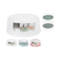 Platou pentru tort cu capac EH, D25 cm, H14 cm
