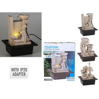 Фонтан декоративный LED Йога 21X18X28 см, полирезин Фонтан декоративный LED Йога 21X18X28 см, полирезин