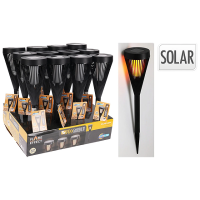 Felinar pe baterie solara in forma de Faclie D10XH58 cm, 200mAh