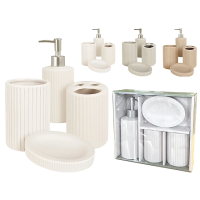 Set pentru baie din ceramica Bathroom 4buc Set pentru baie din ceramica Bathroom 4buc