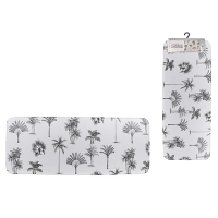 Коврик для ванной 45X120 см Tendance Arizona Dream, микрофибра, серый Коврик для ванной 45X120 см Tendance Arizona Dream, микрофибра, серый
