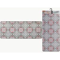 Covoras antiderapant 50X120 cm Luance Paco Rouge, poliester / cauciuc