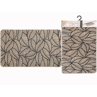 Covoras antiderapant 50X80cm Luance Jungle, bej, poliester/ cauciuc Covoras antiderapant 50X80cm Luance Jungle, bej, poliester/ cauciuc