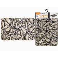 Covoras antiderapant 40X60cm Luance Jungle,bej, poliester/ cauciuc Covoras antiderapant 40X60cm Luance Jungle,bej, poliester/ cauciuc