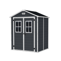 Сарай Breteuil 6X5 185X152X226 см, темно-серый Сарай Breteuil 6X5 185X152X226 см, темно-серый