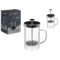 Чайник заварочный French Press 0.6 л SG Clea с двойными стенками