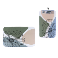 Covoras pentru baie 45X75 cm Tendance Flowers, microfibra Covoras pentru baie 45X75 cm Tendance Flowers, microfibra