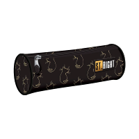 Penar tuba 21X7.5X7.5 cm Golden Cats, textil Penar tuba 21X7.5X7.5 cm Golden Cats, textil