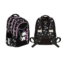 Рюкзак школьный 28X18X40 см Kuromi Black